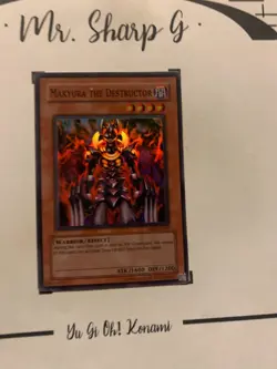 MAKYURA THE DESTRUCTOR - DB1-E169 ENGLISH Yu-Gi-Oh! CARD SUPER RARE HOLO KONAMI* - Image 2