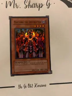 MAKYURA THE DESTRUCTOR - DB1-E169 ENGLISH Yu-Gi-Oh! CARD SUPER RARE HOLO KONAMI* - Image 3