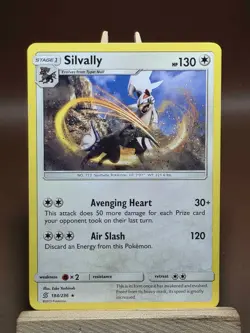 HP Silvally 184/236 Rare Regular Card Unified Minds Deck Exclusives Pokemon TCG - Image 1