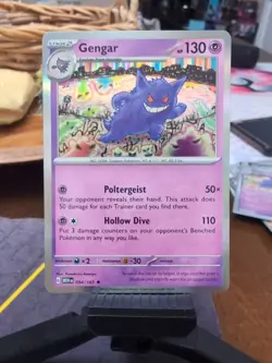 Pokemon Gengar 094/165 SV: Scarlet & Violet 151 card Holo NM - Image 1