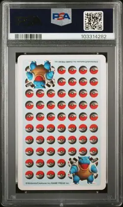 PSA 10 POKEMON PLAYING CARD MEWTWO ACE OF CLUBS STADIUM BLUE 389 - Image 2