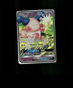 FAN-ART READ DESCRIPTION BELOW HOLO Mr. Mime Card Mr. Mime Pokemon Card p1 - Image 1