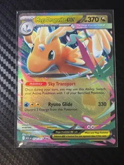 Pokemon Mega Dragonite EX Ultra Rare 152/217 ASC EN Mega Evolution Card - Image 1