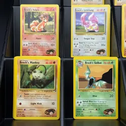 Brock's Pokemon lot 119 Pokemon TCG Gym Heroes Cards Onix Geodude Vulpix - NM - Image 2