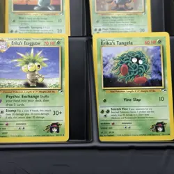Erika's Pokemon TCG Gym Heroes Card Lot 86 Vintage Cards - NM - Image 4