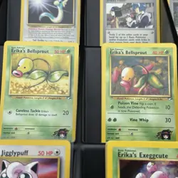 Erika's Pokemon TCG Gym Heroes Card Lot 86 Vintage Cards - NM - Image 5