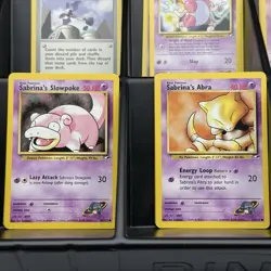 Sabrina's Pokemon Gym Heroes Card Lot Of 81 Vintage Cards - NM - Image 2