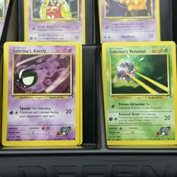 Sabrina's Pokemon Gym Heroes Card Lot Of 81 Vintage Cards - NM - Image 3