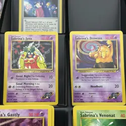 Sabrina's Pokemon Gym Heroes Card Lot Of 81 Vintage Cards - NM - Image 4