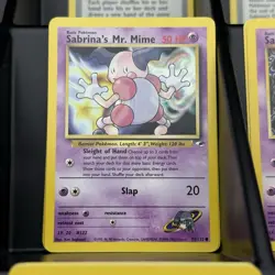 Sabrina's Pokemon Gym Heroes Card Lot Of 81 Vintage Cards - NM - Image 5