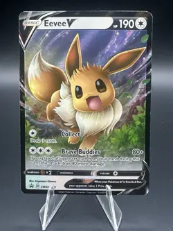Eevee V SWSH065 SWSH: Sword & Shield Promo Cards Holo - Image 1