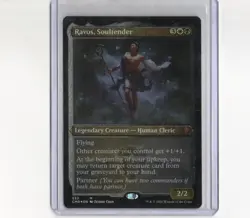 MTG COMMANDER LEGENDS RAVOUS, SOULTENDER ETCHED FOIL RARE - Image 1