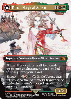 Terra, Magical Adept // Esper Terra (Borderless) FINAL FANTASY - Near Mint Foil - Image 1