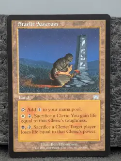 LP - Starlit Sanctum - Onslaught - Magic The Gathering Lightly Played Eng MTG - Image 1