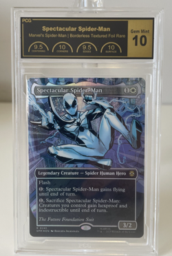 Spectacular Spider-Man Magic PCG Gem Mint 10 -Borderless Foil #241 (Like PSA 10) - Image 1