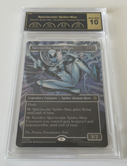 Spectacular Spider-Man Magic PCG Gem Mint 10 -Borderless Foil #241 (Like PSA 10) - Image 3