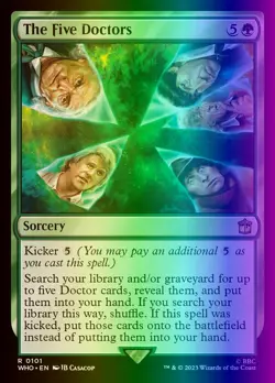 MTG Magic the Gathering The Five Doctors (101/1448) Doctor Who NM FOIL - Image 1