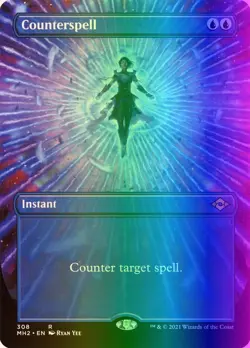 MTG Magic the Gathering Counterspell (308/767) Modern Horizons 2 LP FOIL - Image 1