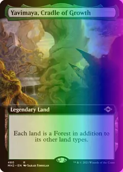 MTG Yavimaya, Cradle of Growth (480/767) Modern Horizons 2 LP FOIL - Image 1