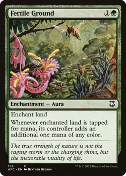 MTG Fertile Ground (158/359) Adventures in the Forgotten Realms Commander LP - Image 1