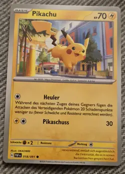 Pikachu 018/091 Pokemon Karte Deutsch - Image 1