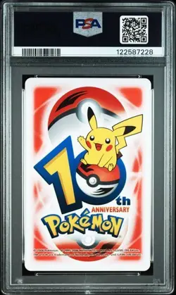 PSA 9 POKEMON PLAYING CARD MEW RED ACE SPADES 10TH ANNIVERSARY 358 - Image 2