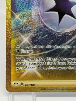 Capture Energy (Secret) 201/189 SWSH03: Darkness Ablaze Pokemon TCG LP+ to NM - Image 4