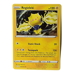 Pokemon - Regieleki - Rare Cosmos Holo - 60/203 - 2021 Evolving Skies[*SWIRL*] - Image 2