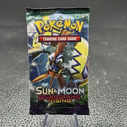 Pokemon TCG - Sun and Moon Guardians Rising Booster Pack - Factory Sealed - Image 1