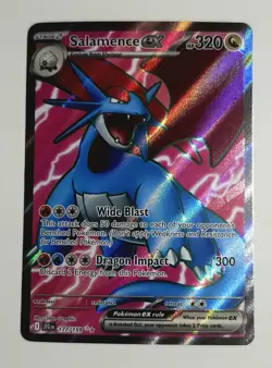 SALAMENCE EX - #177/159 - Pokemon TCG Journey Together FULL ART Holo NM - Image 1
