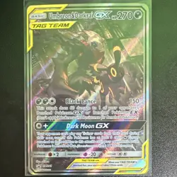 Pokemon Umbreon & Darkrai GX TAG TEAM SM241 Promo Sun & Moon Holo English - Image 1