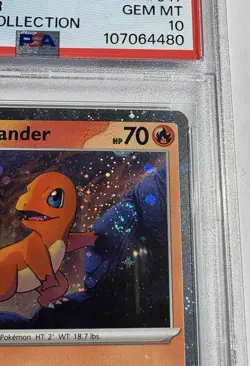 Charmander Promo #047 151 Poster Collection SVP EN Pokemon PSA 10 W/ 2 SWIRLS🔥 - Image 3