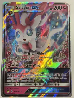 Pokemon Sylveon GX 92a/145 Alternate Full Art Eeveelution - Image 1
