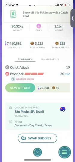 Pokemon Go Shiny Sylveon ( Max CP ) - Image 2