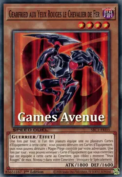 Yu-Gi-Oh ! Gearfried Aux yeux Rouges le Chevalier de Fer SBC1-FRI05 VF/COMMUNE - Image 1