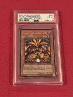 2002 Yu-Gi-Oh! DDS Exodia The Forbidden One #003 PSA 6 EX-MT Promo - Image 1