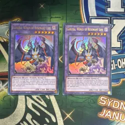 Yugioh! Garura, Wings of Resonant Life x2 POTE-EN082 Ultra Rare 1st Edition NM - Image 1