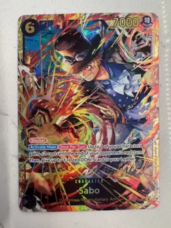 Sabo (120) OP13-120 Carrying On His Will Foil SEC One Piece NM - Image 1