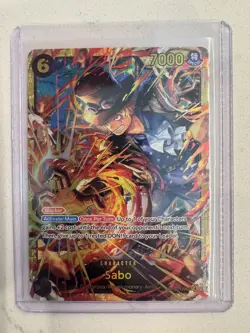 Sabo (120) OP13-120 Carrying On His Will Foil SEC One Piece NM - Image 3