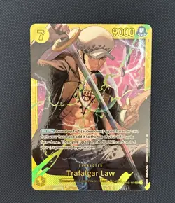 One Piece Trafalgar Law OP10-119 Secret Rare Holo English Royal Blood - Image 1