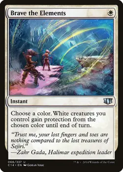 MTG Magic the Gathering Brave the Elements (66/397) Commander 2014 LP - Image 1