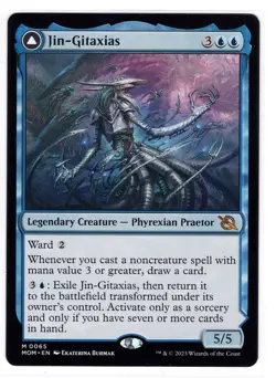 MTG Jin-Gitaxias / The Great Synthesis, March of the Machine (MOM) Magic NM - Image 1