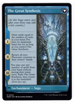 MTG Jin-Gitaxias / The Great Synthesis, March of the Machine (MOM) Magic NM - Image 2