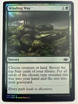 Winding Way Foil NM Mtg Magic The Gathering MH1 Modern Horizons 1 Commander Edh - Image 1