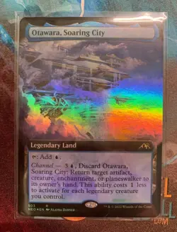 Otawara, Soaring City Full Art FOIL - NM EN - Kamigawa: Neon Dynasty - NEO 503 - Image 1