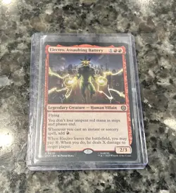 Mtg. Electro, Assaulting Battery. Foil. Marvel's Spider-Man. Nm - Image 1