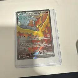2025 Pokemon SV Destined Rivals DRI EN Team Rocket's Moltres ex #208/182 - Image 1