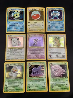 Vintage Rare Holo Pokemon Card Lot 1999/2000 - Base Set, Jungle, Fossil - MP/HP - Image 1