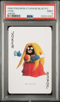 PSA 9 POKEMON PLAYING CARD JYNX JOKER STADIUM BLUE 393 - Image 1