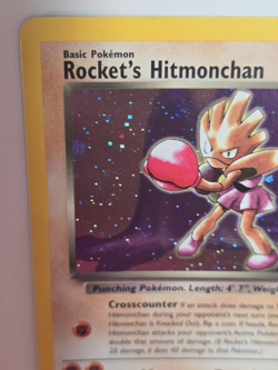 SWIRL 🌀💚 Pokemon ROCKETS HITMONCHAN Gym Heroes * 11/132 * Holo LP++/ NMUU - Image 4